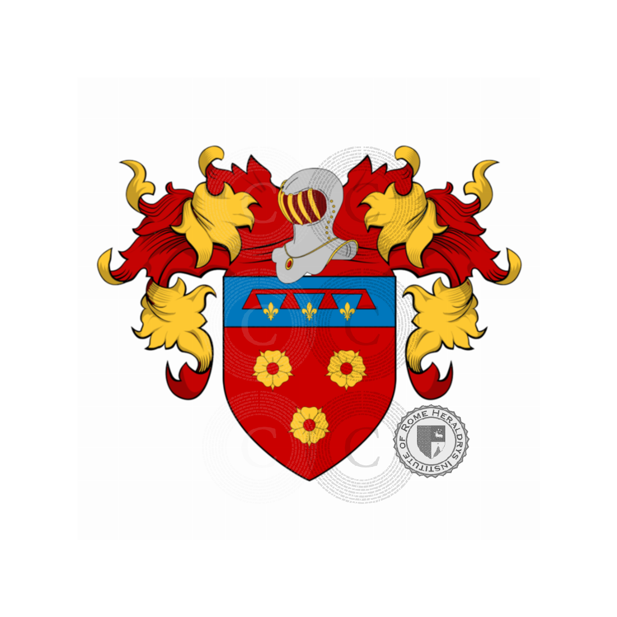 Coat of arms of family Fassioni
