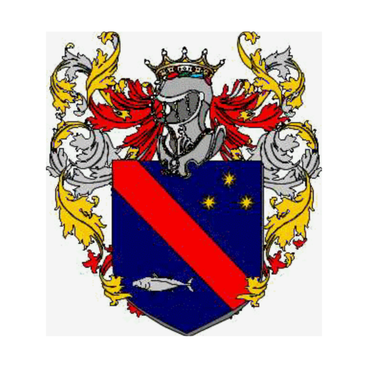Coat of arms of family Santonini