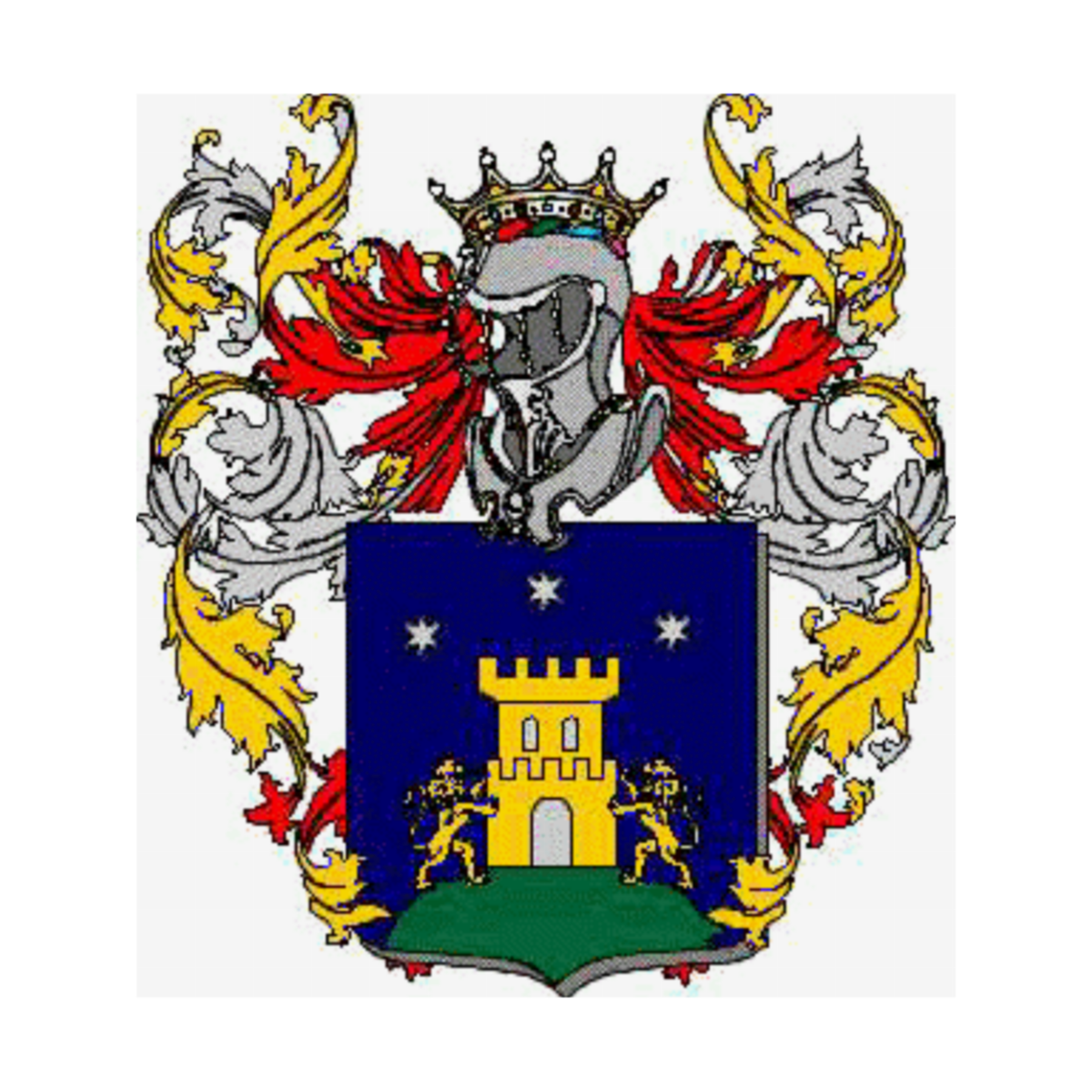 Escudo de la familia Ierbo D'Aragona