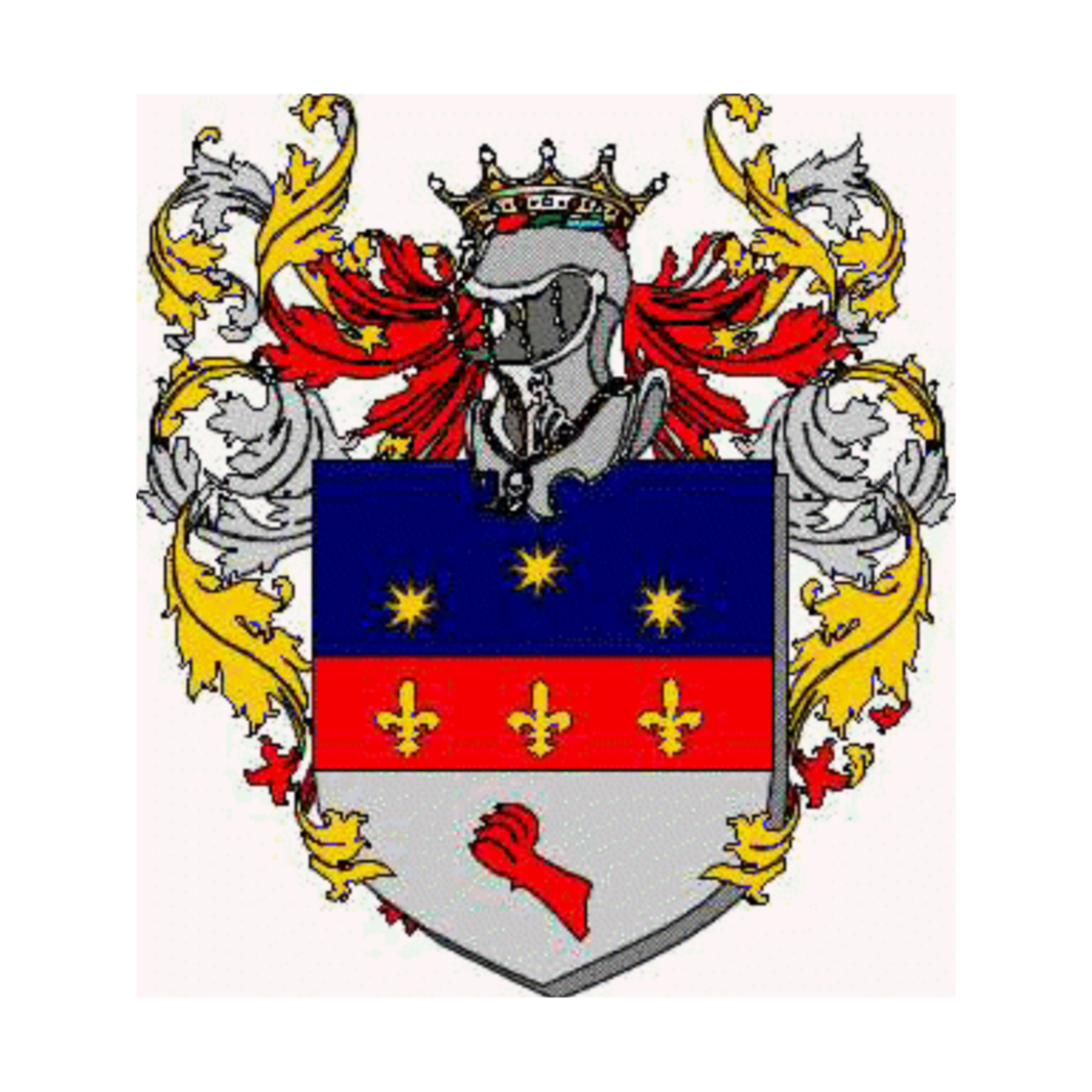 Coat of arms of family Vigo D'Argere