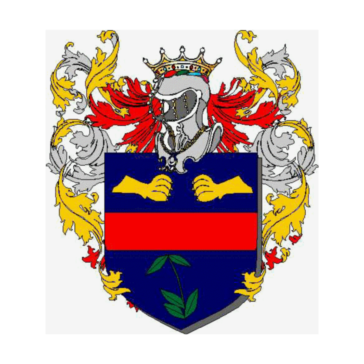 Coat of arms of family Bergamina