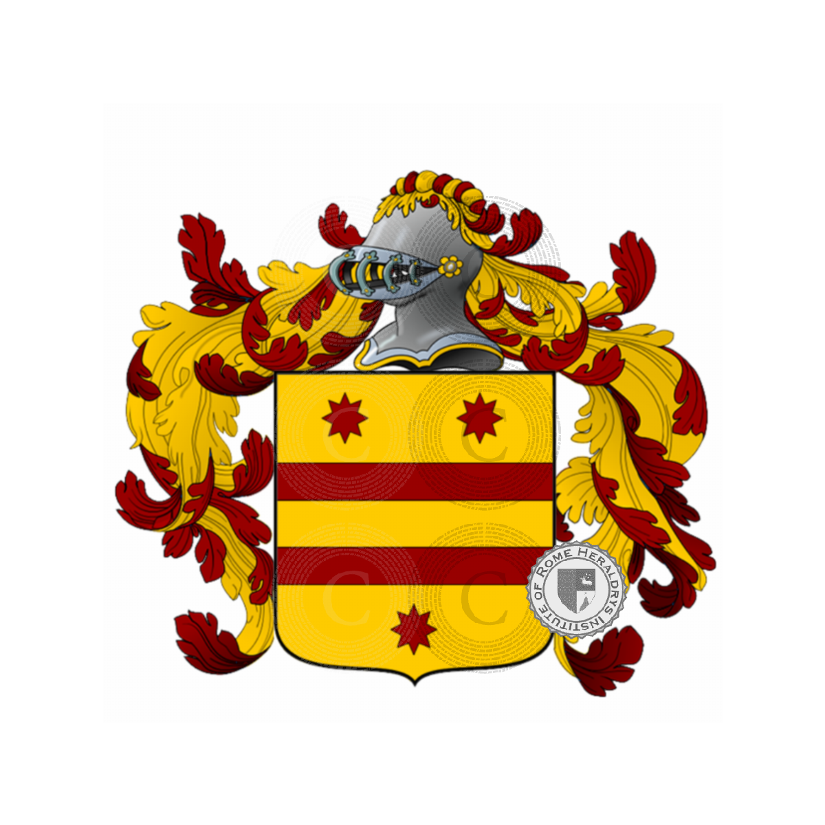 Coat of arms of family Serretelli