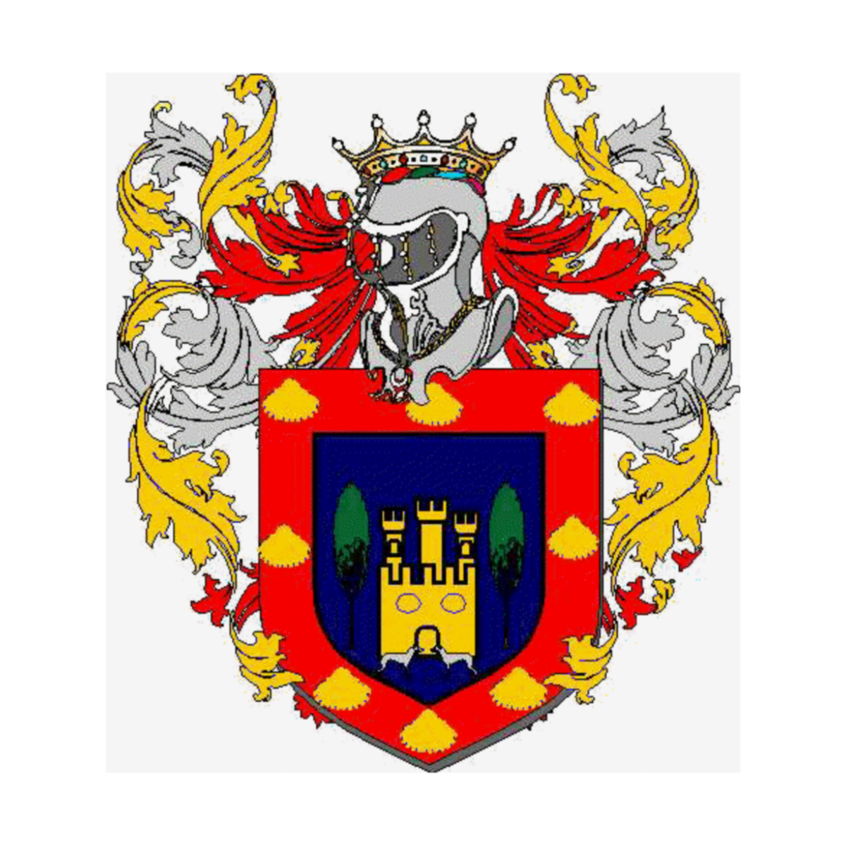 Coat of arms of family Del Podio