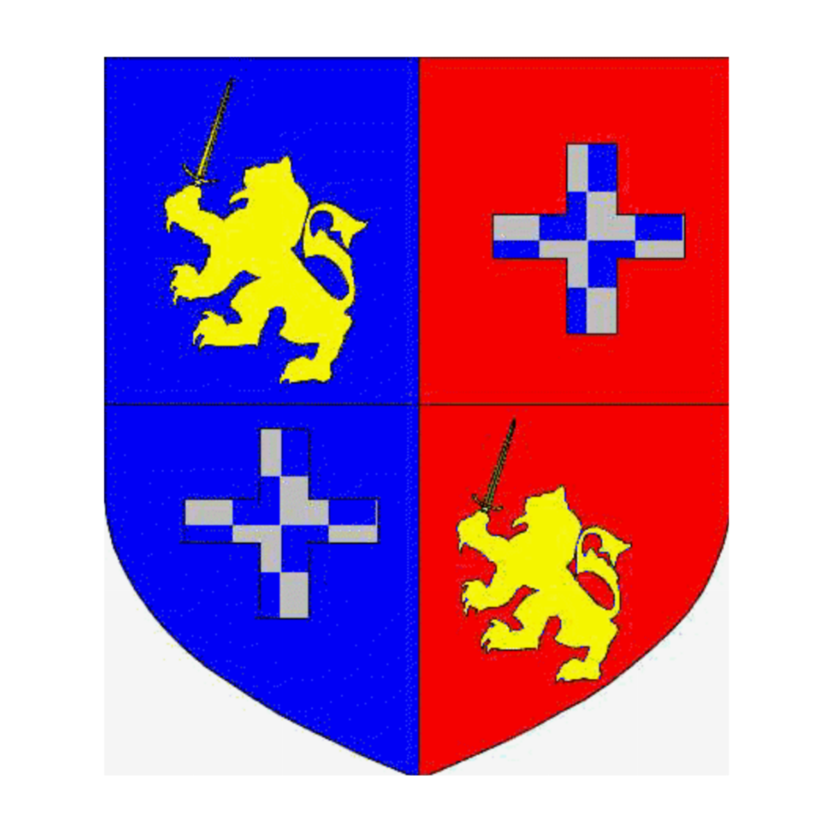 Escudo de la familiaArcelli, Arcella,Arcelli Fontana,Arcello