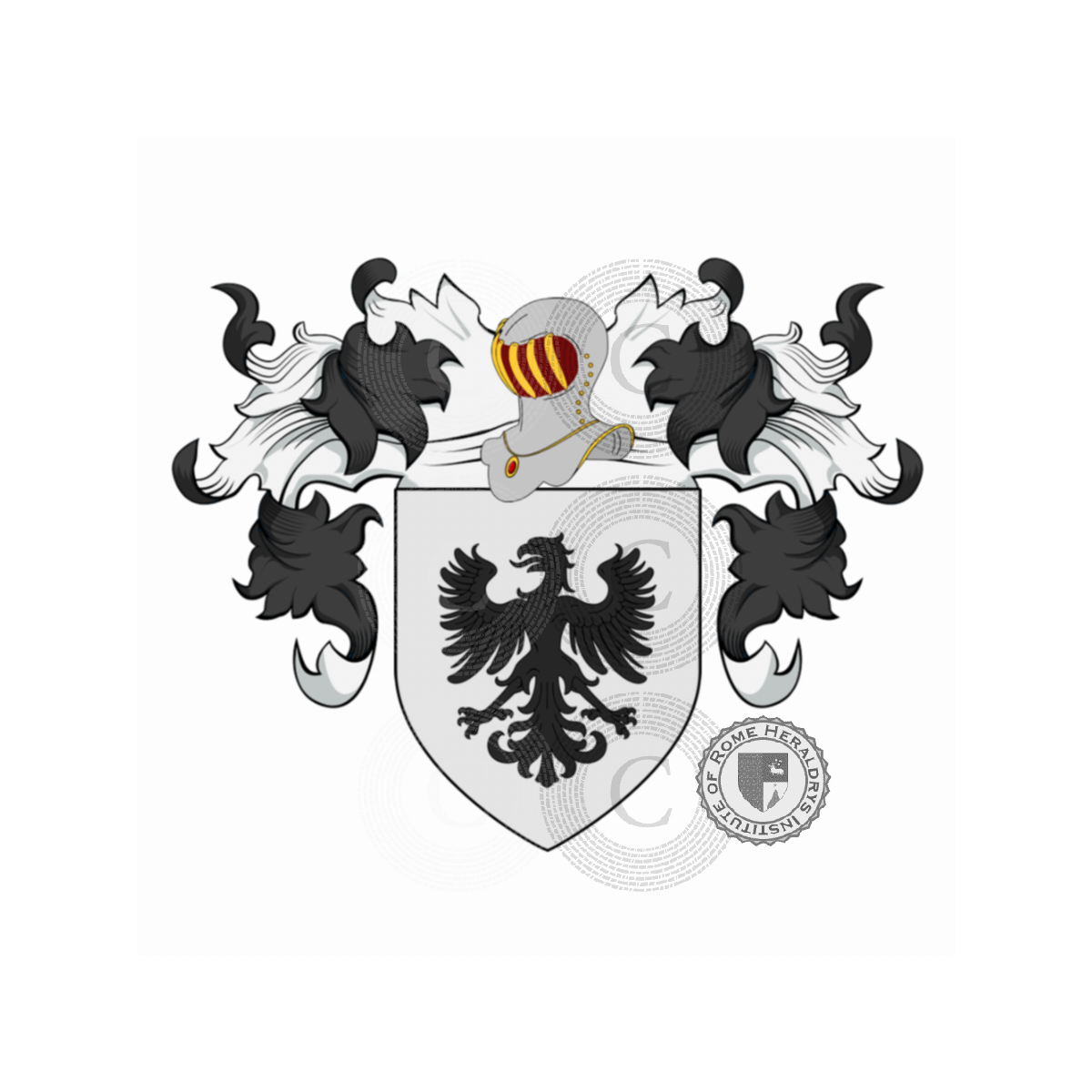 Wappen der FamilieAcquarone, Accorroni,de Corone
