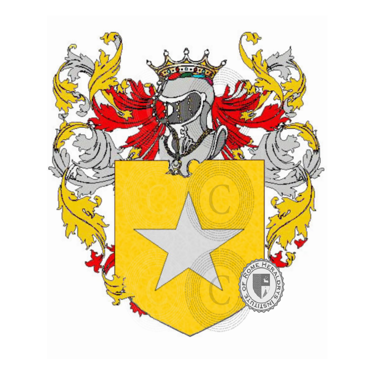 Escudo de la familiapastorino, Castorino