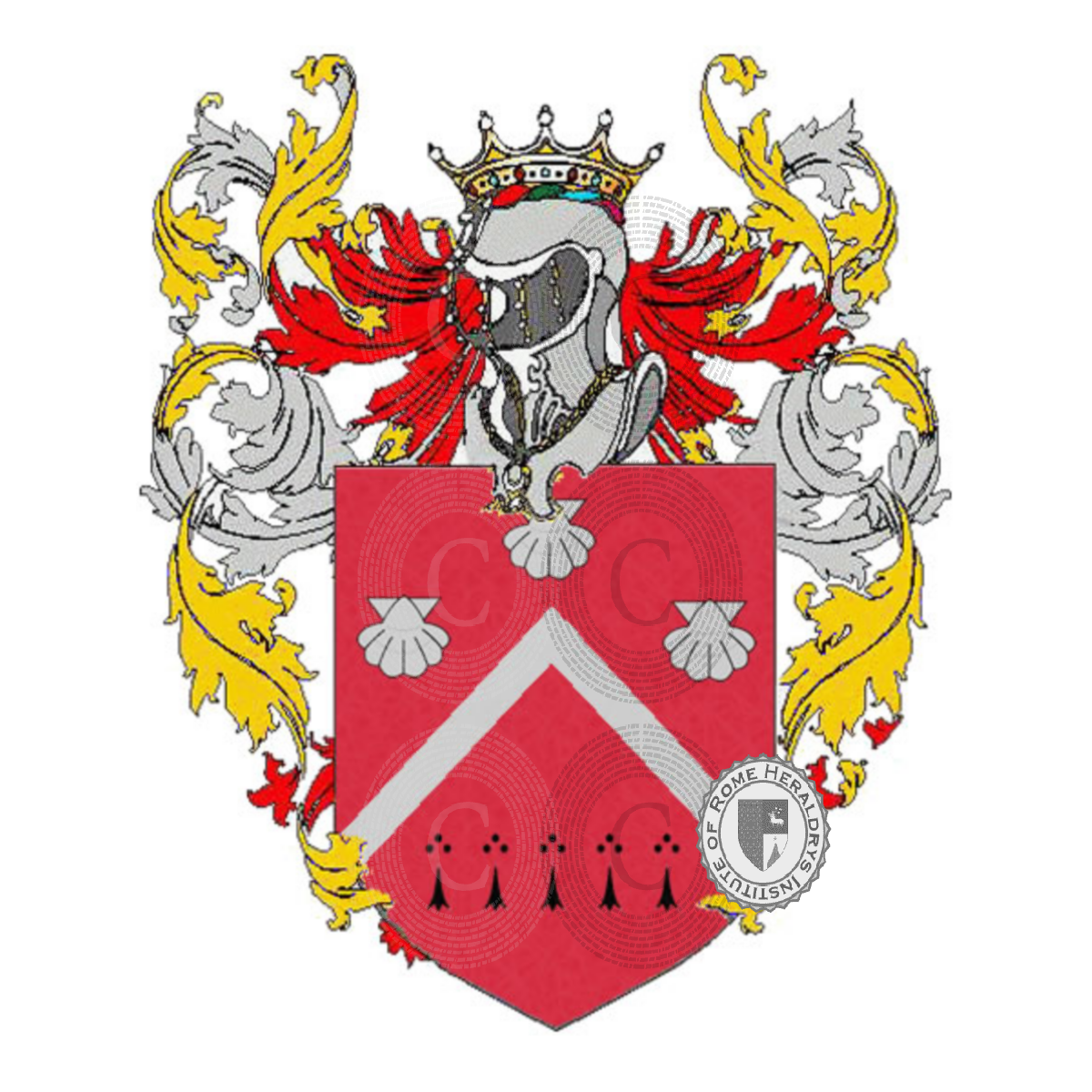 Coat of arms of familydieu, De Dio