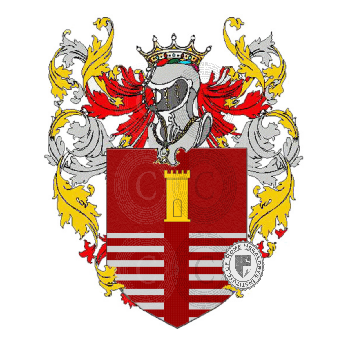 Coat of arms of familyroncali
