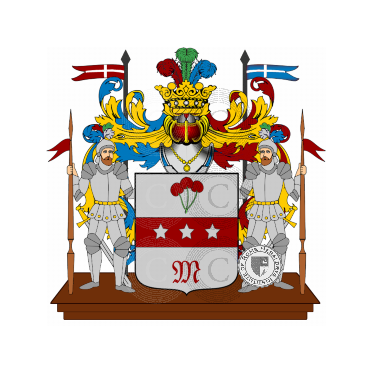 Wappen der FamilieGirardi, Gherardi,Ierardi