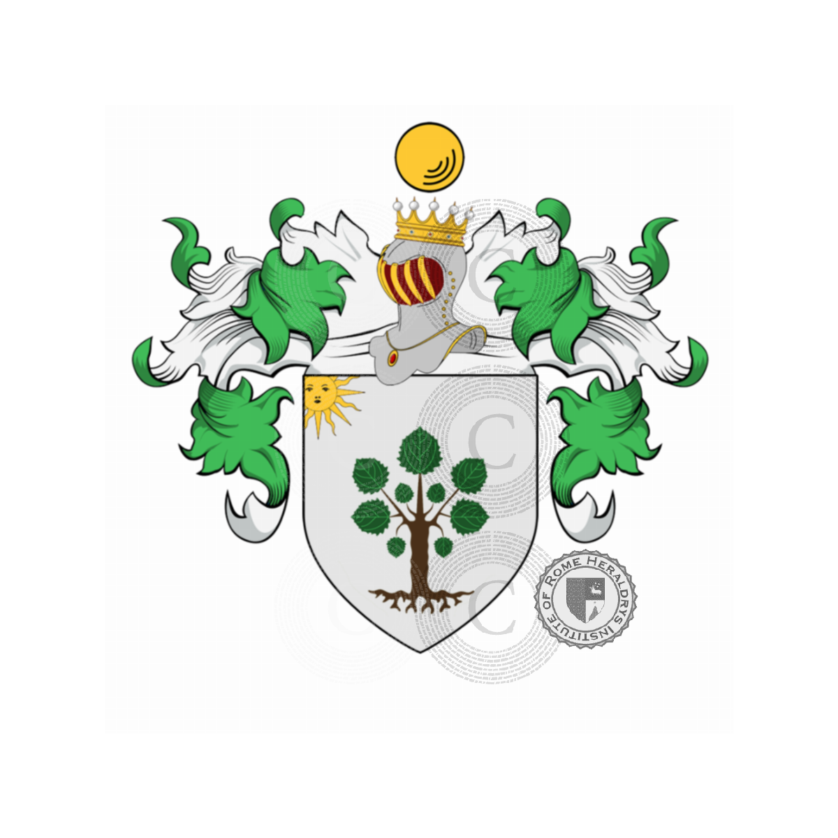 Wappen der FamiliePopulo, Popolizio