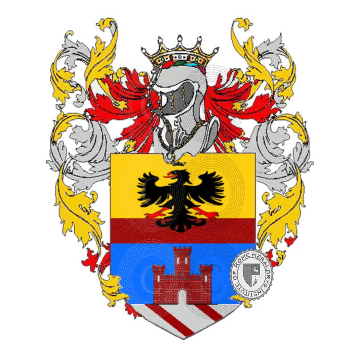 Wappen der Familietesi, Santese