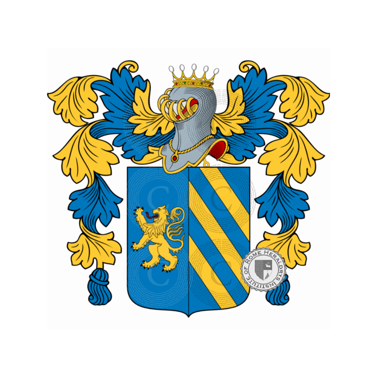 Wappen der FamiliePaglia (la), La Paglia