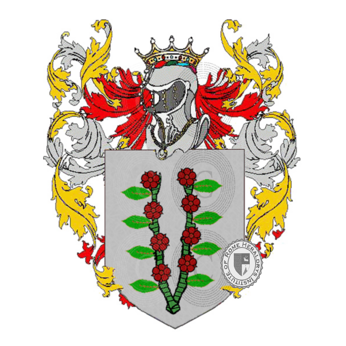 Escudo de la familiaMei, Mei del Drago,Mei Orsucci