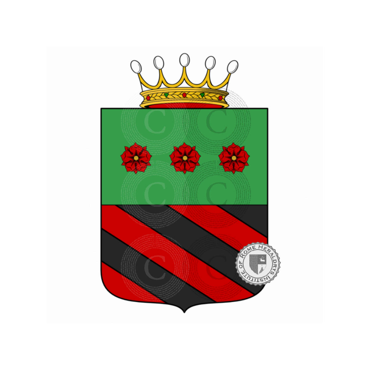 Wappen der FamilieTiberii, Tiberia