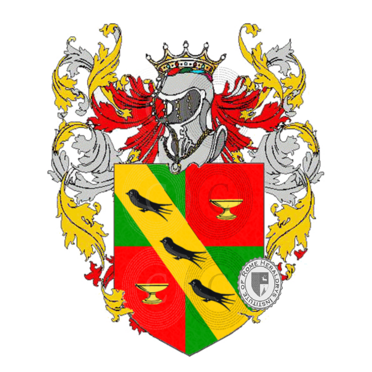 Coat of arms of familyrondinini
