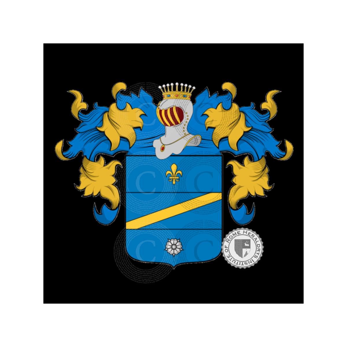 Wappen der FamilieGiannone, Giannone Alitto,Giannone de Maioribus,Giannoni