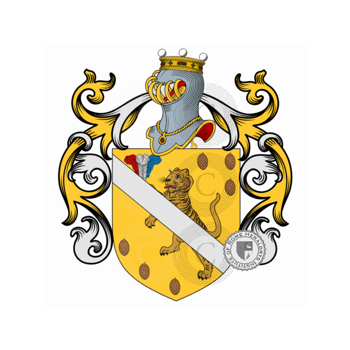 Coat of arms of familyTatti, Tati