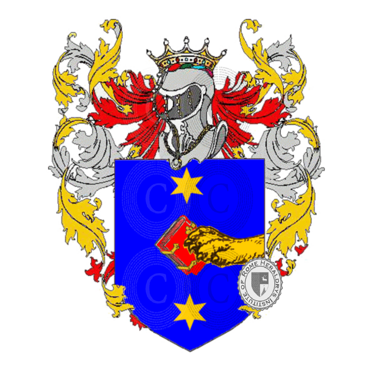 Escudo de la familiaAldrighetti, Aldrighi,Andrighetti