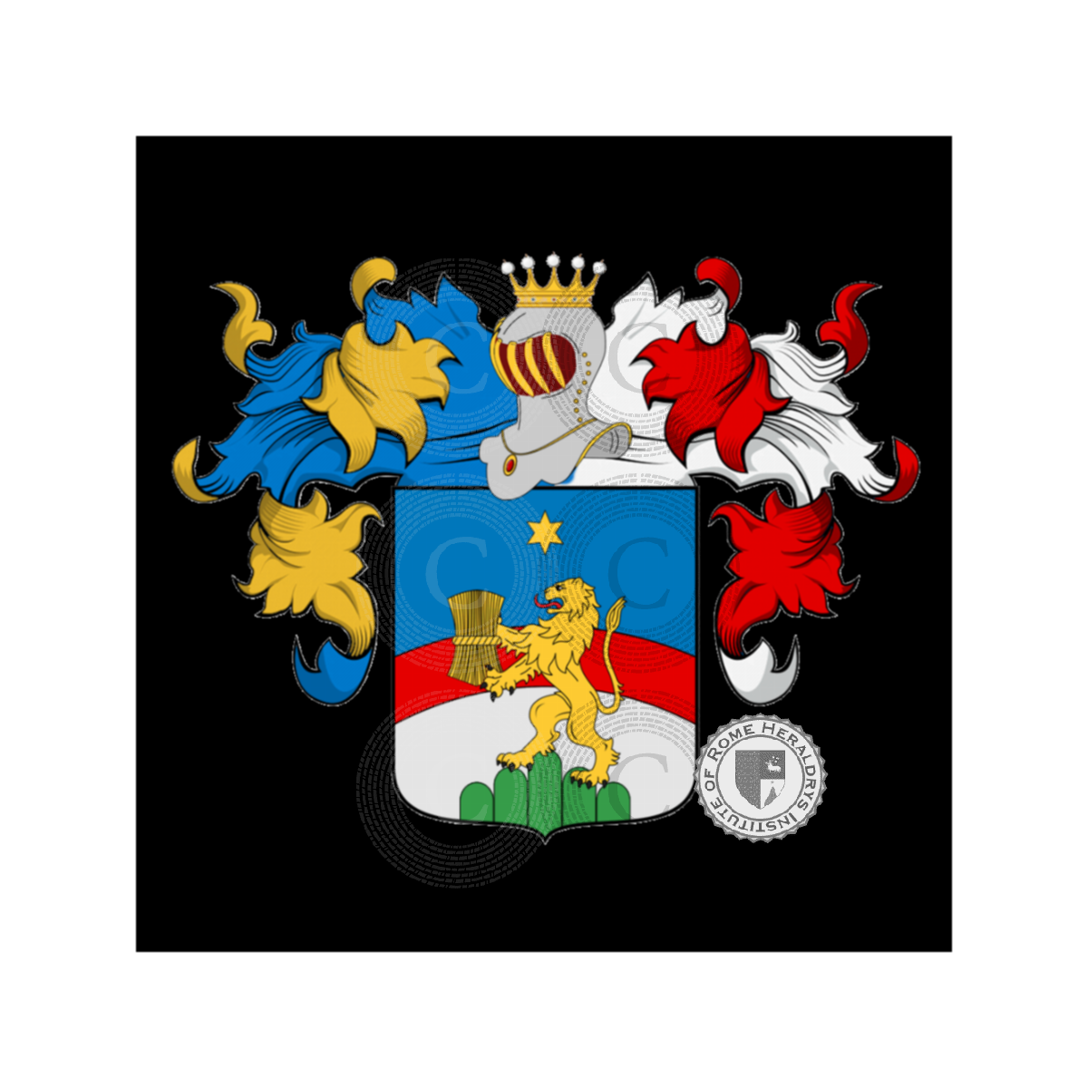 Coat of arms of familyPagliari, Pagliai
