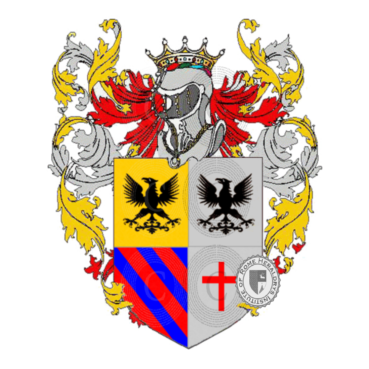Coat of arms of familyzanone poma