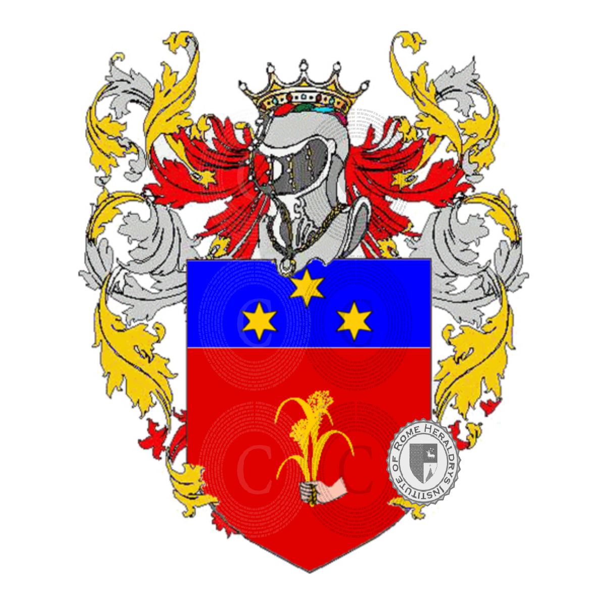 Coat of arms of familyMelina, Meglyna