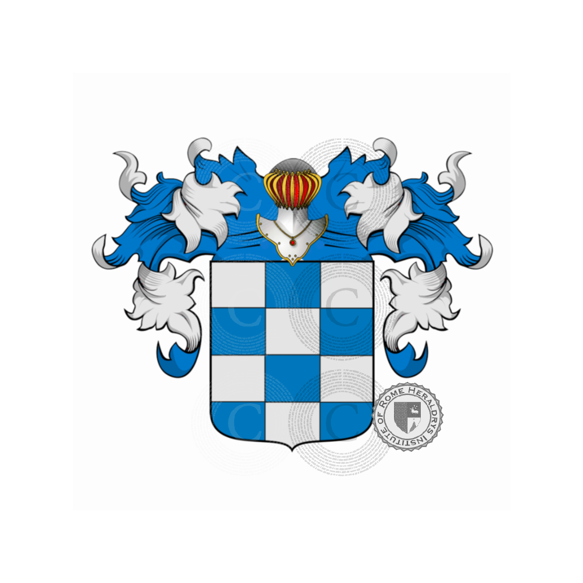 Wappen der FamiliePalmeri, Palmera,Palmerio,Palmiero,Salmeri