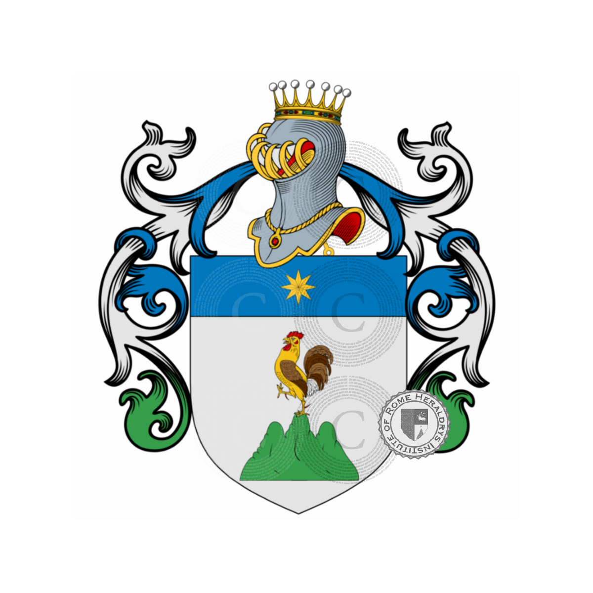 Escudo de la familiaGalante, Galanti