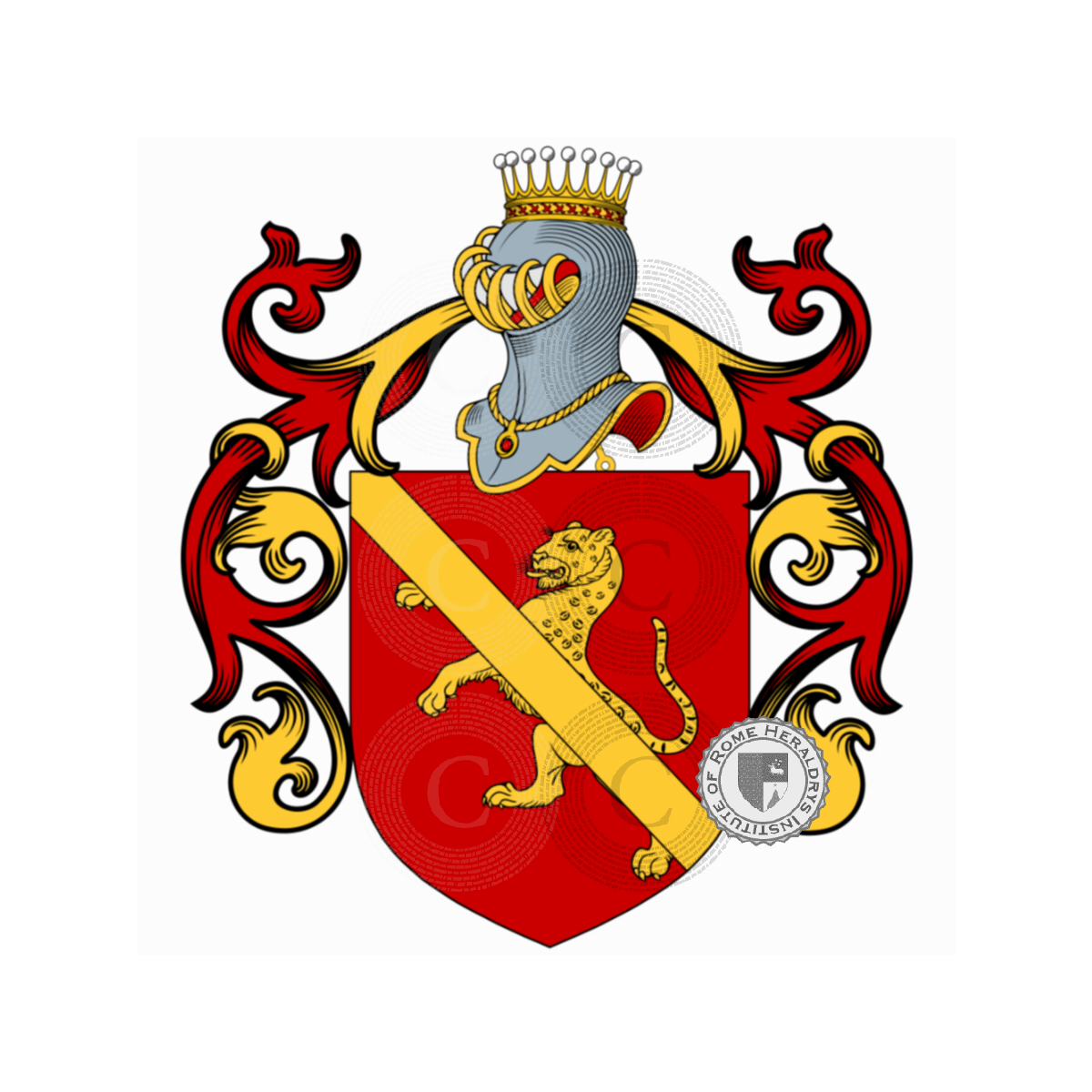 Escudo de la familiadel Mosca, Mosca de' Mettoni,Mosca San Martino,Moschi