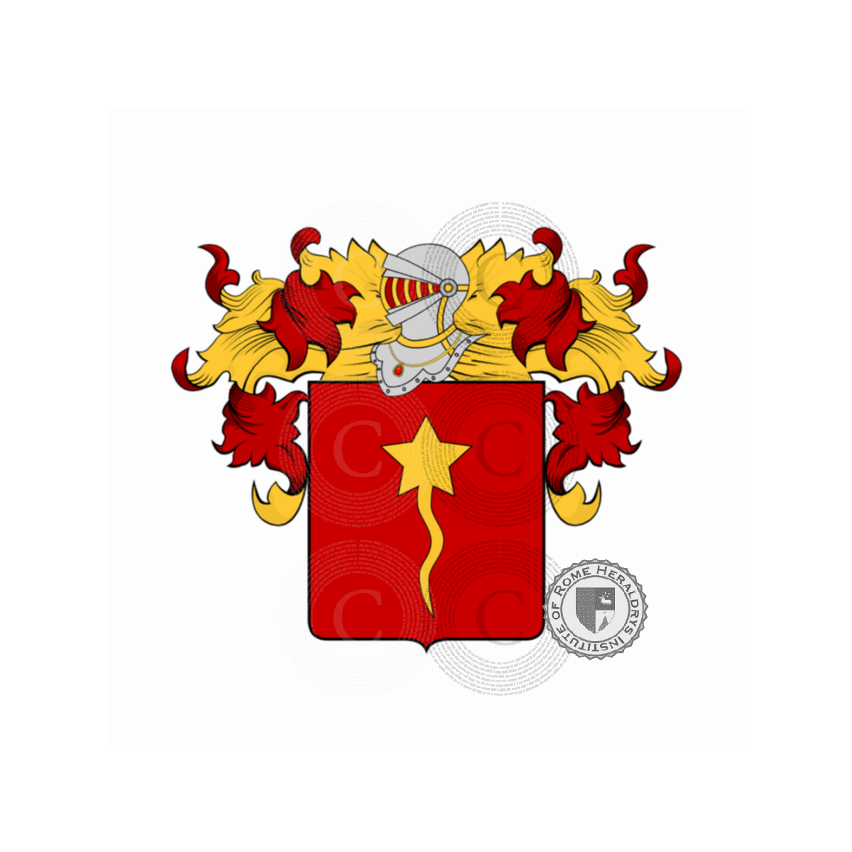 Wappen der FamilieRossi, de Rossi,de Rubeis,Rosso,Russo