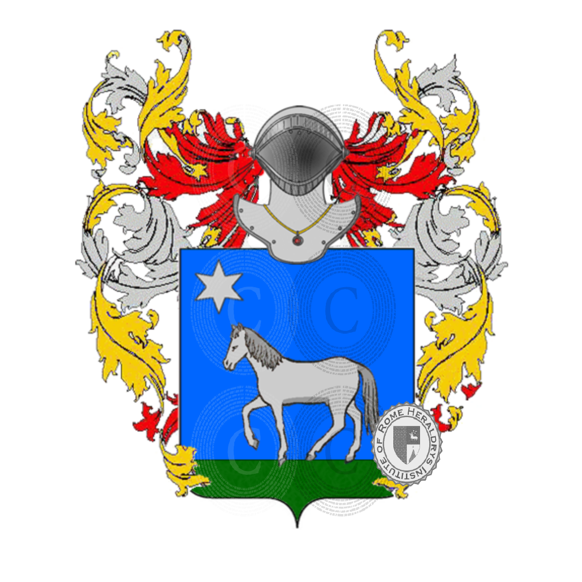 Escudo de la familiaMariotti, Mariottini