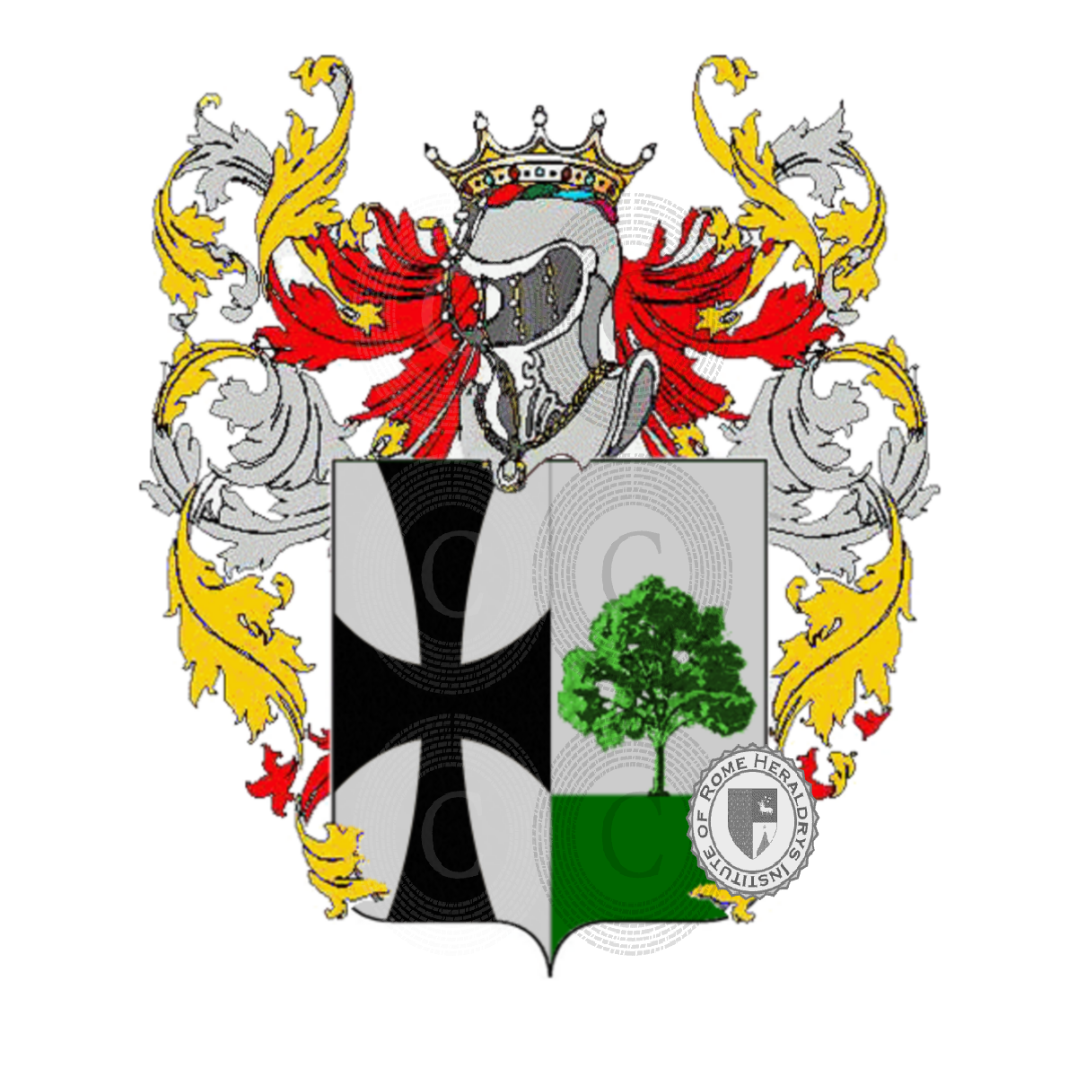 Wappen der Familiebonzagni        