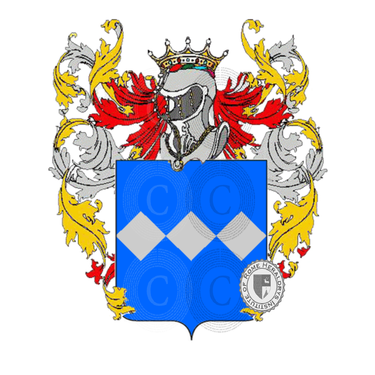 Coat of arms of familyborgatti    