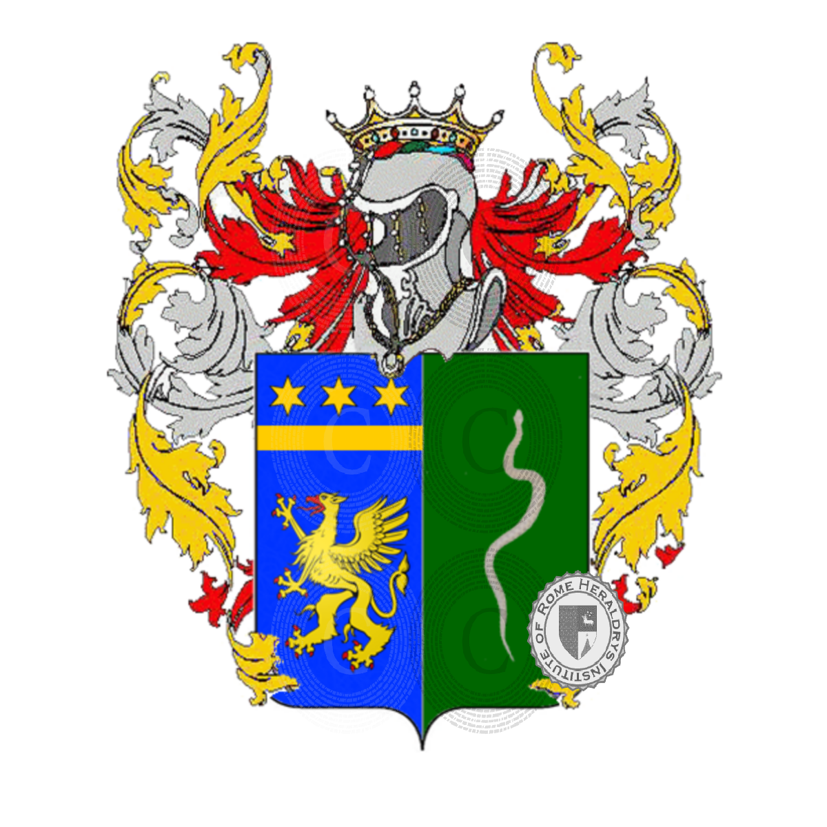 Wappen der Familieamato de serpis    