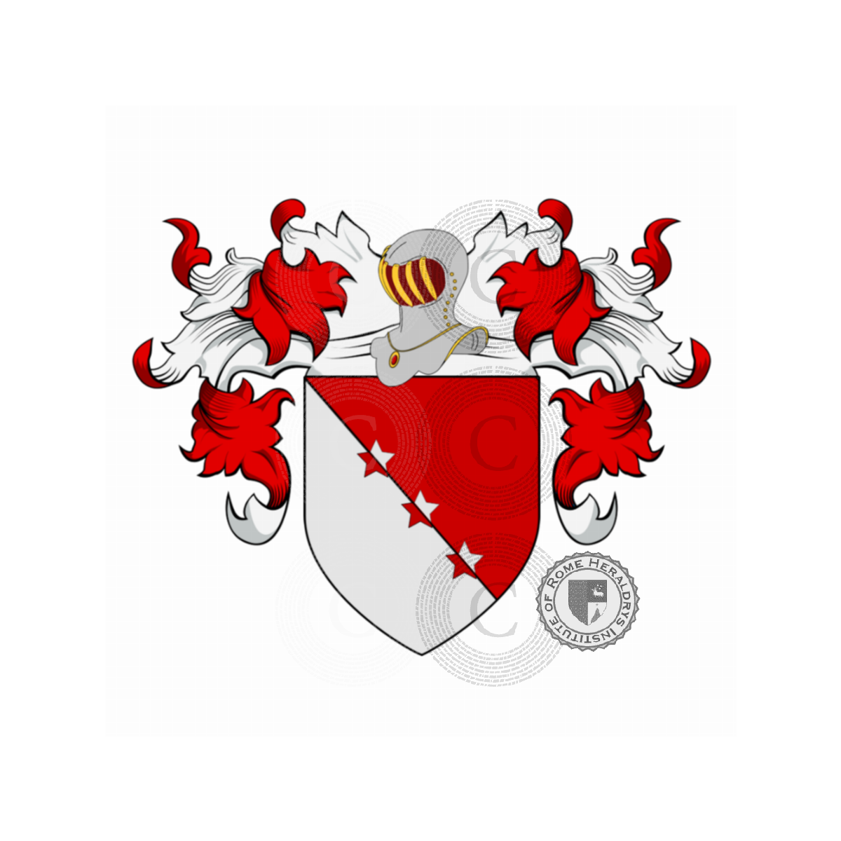 Escudo de la familiaTiretta o Tiretti, Tiretti