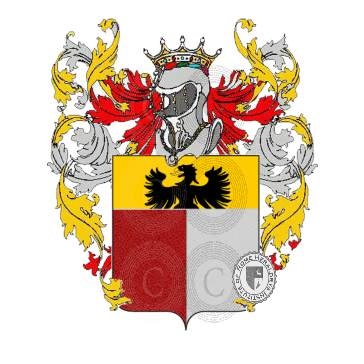 Wappen der Familiepasqua    