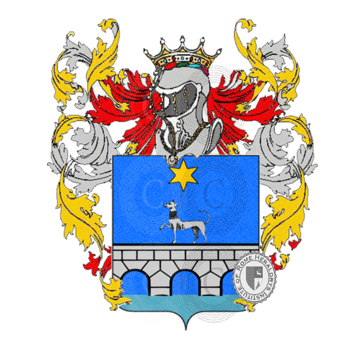 Coat of arms of familycagliani    