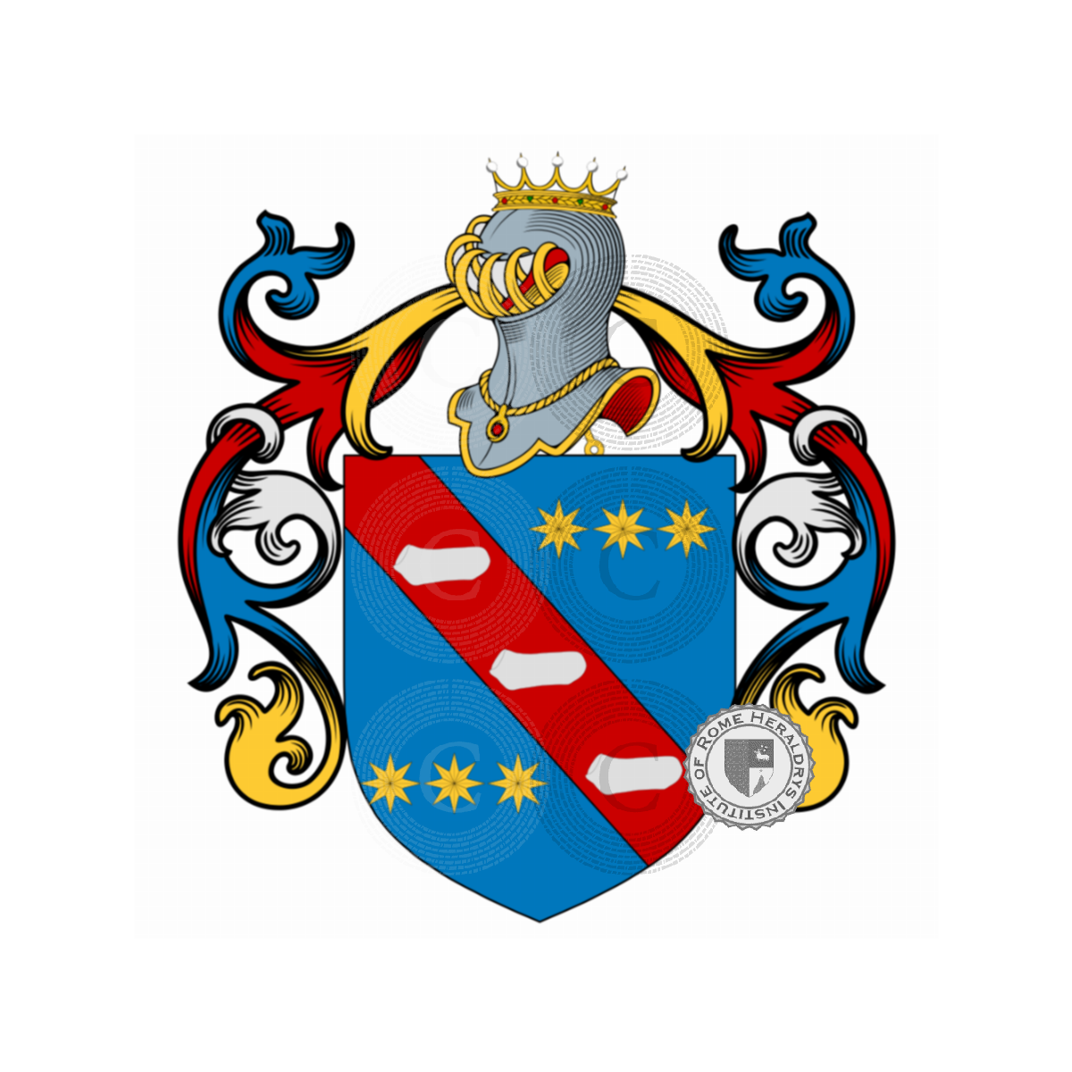 Coat of arms of familyCalzetti, Calcetti,Calzetta
