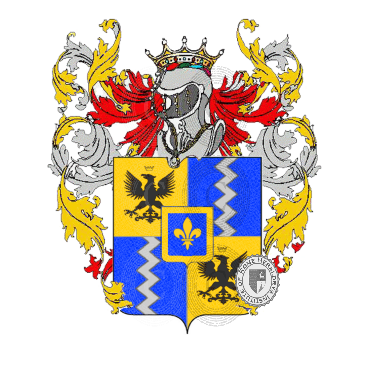 Coat of arms of familythiene        