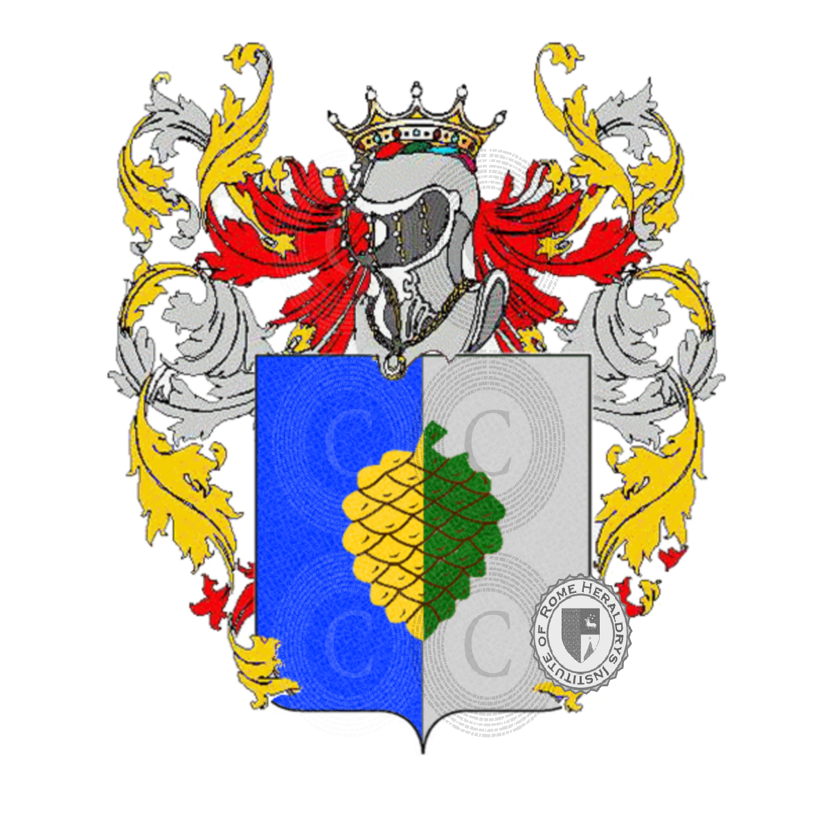 Coat of arms of familypigna    