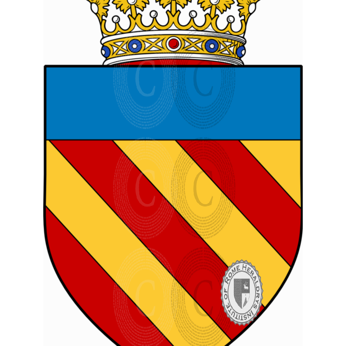 Coat of arms of familyCaracciolo, Caracciolo Rossi