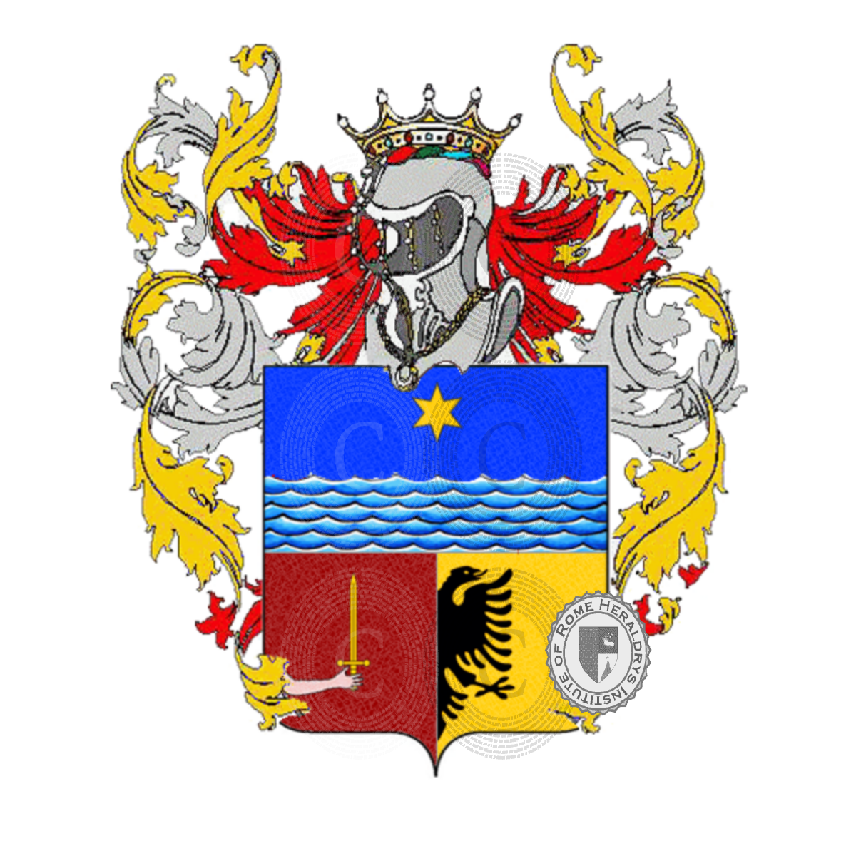 Coat of arms of familyPagliano