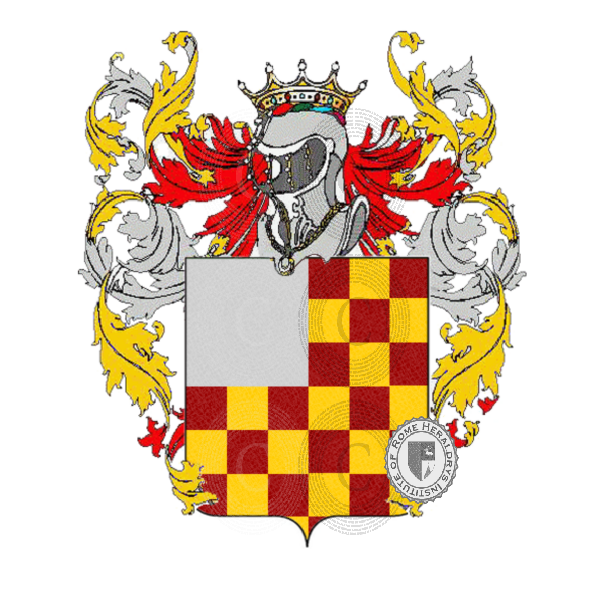 Wappen der Familiepagliano    