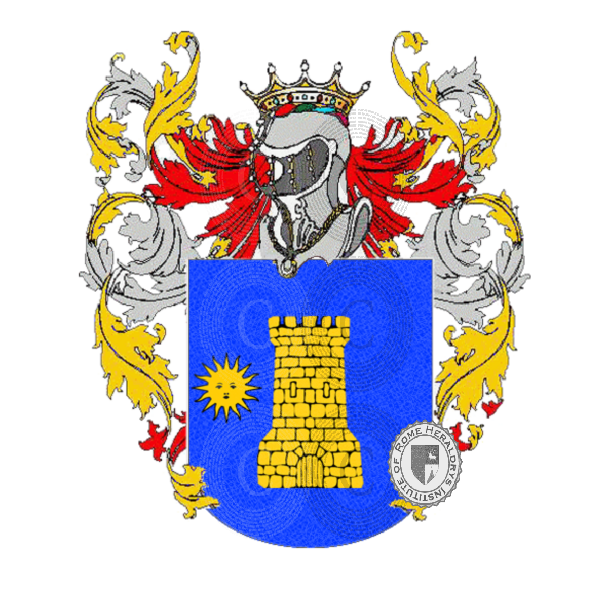 Coat of arms of familyfamelin        