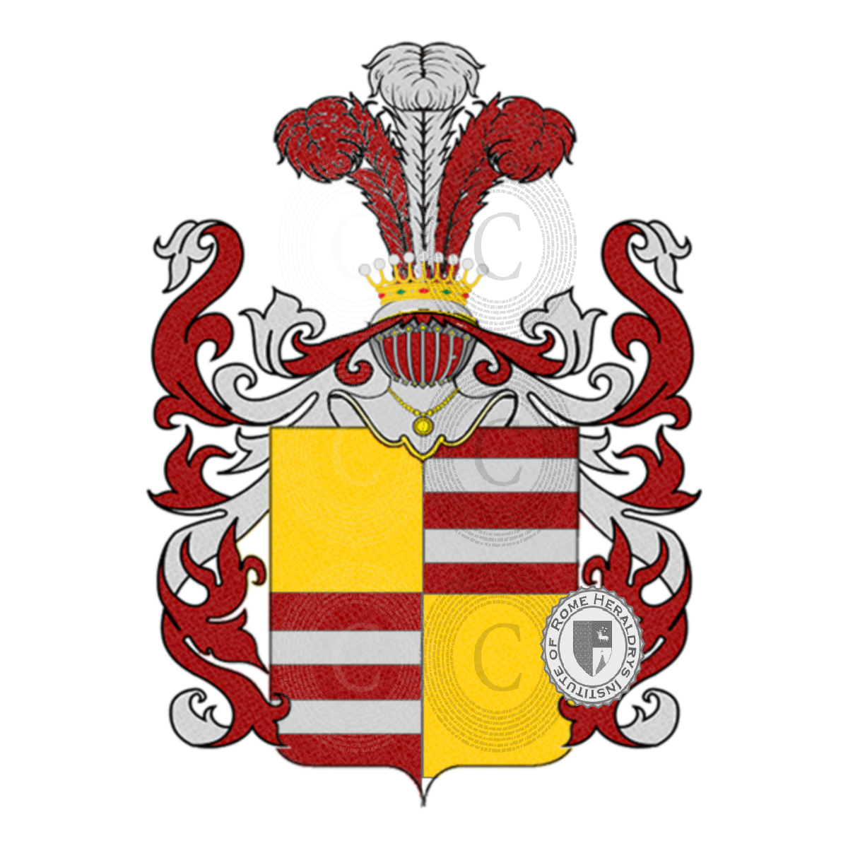 Coat of arms of familymaggiolini    