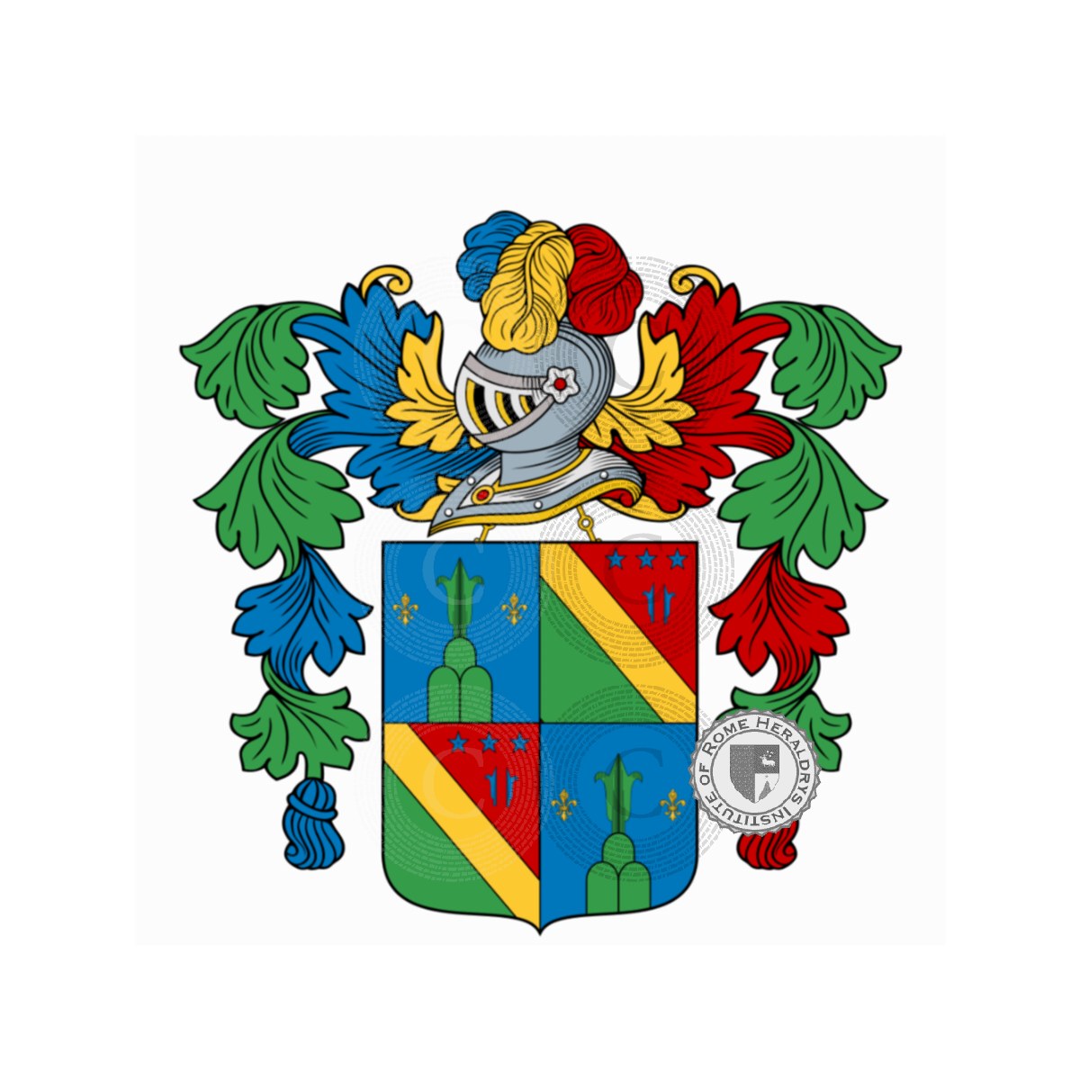 Wappen der FamilieRonconi, da Ronco,Roncone