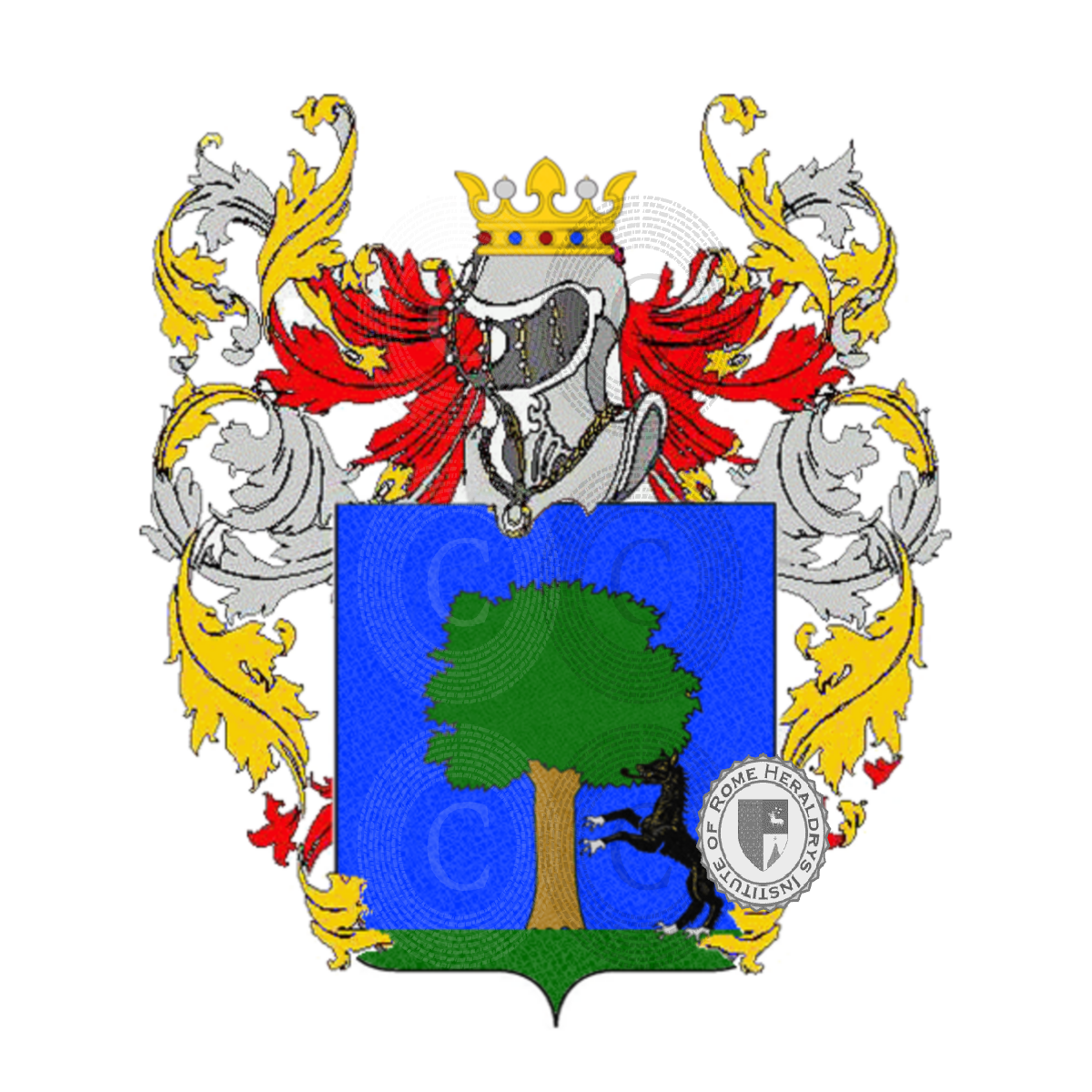Wappen der Familieocchilupo    