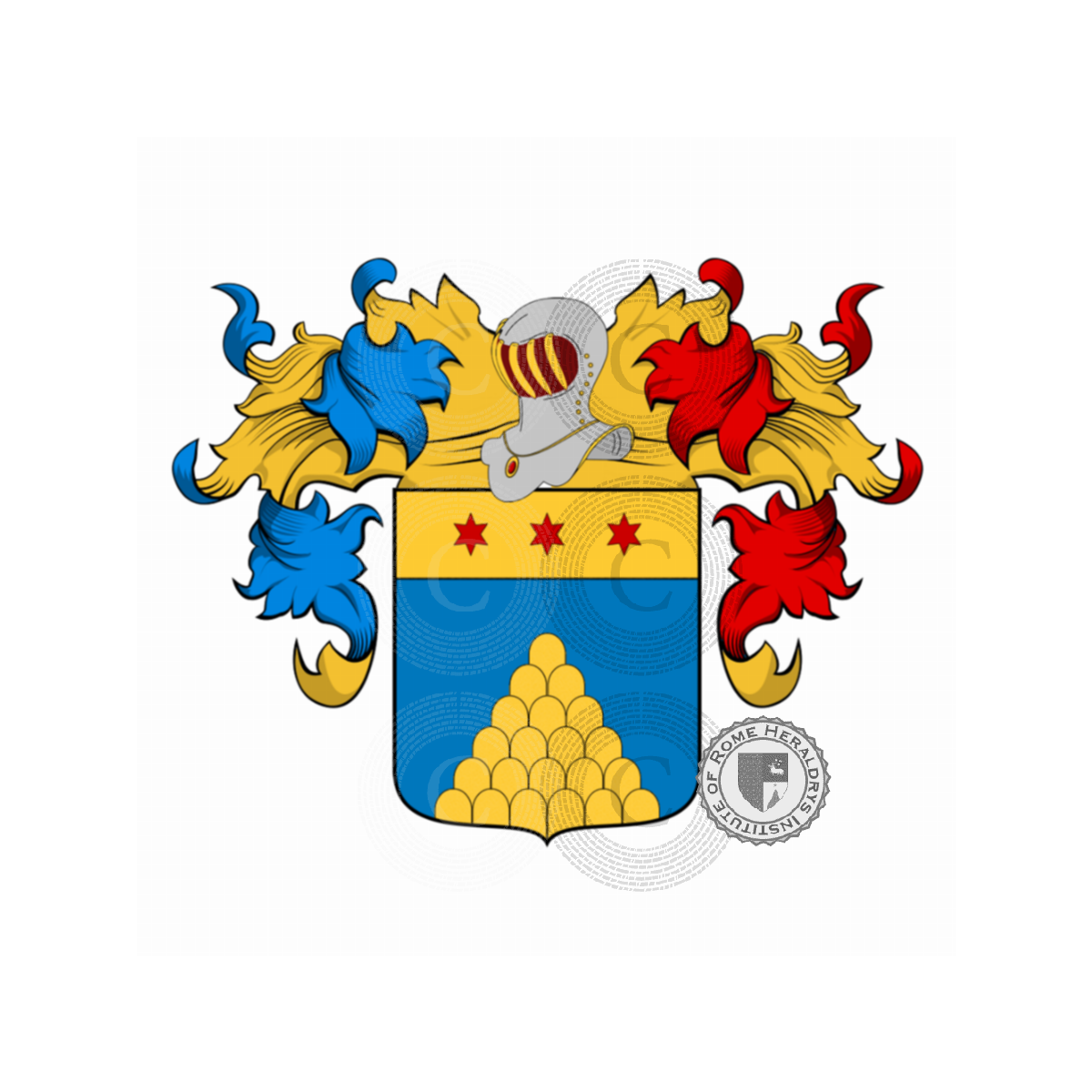 Escudo de la familiaChiroli, Chirolia,Chirolo