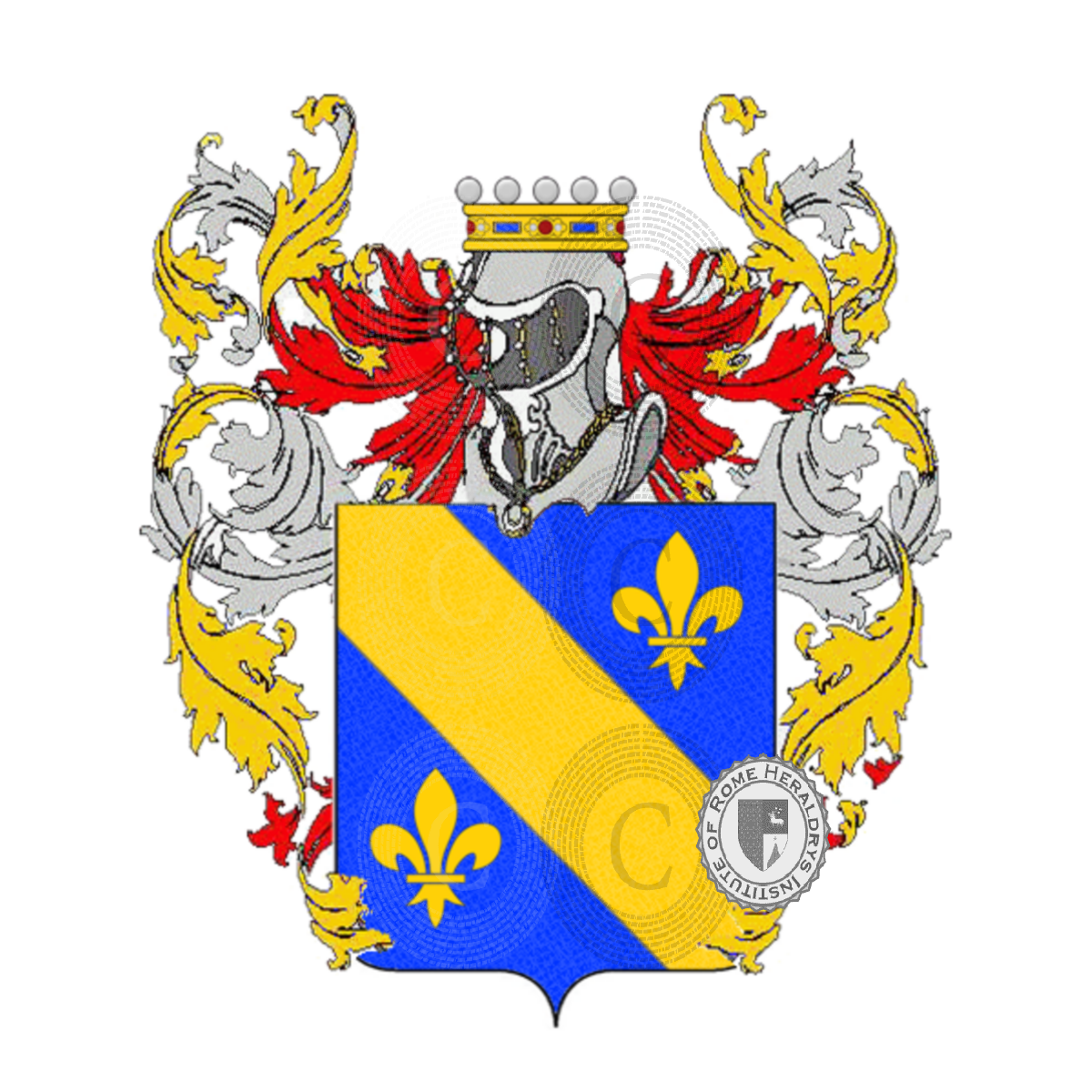 Coat of arms of familyde risi    