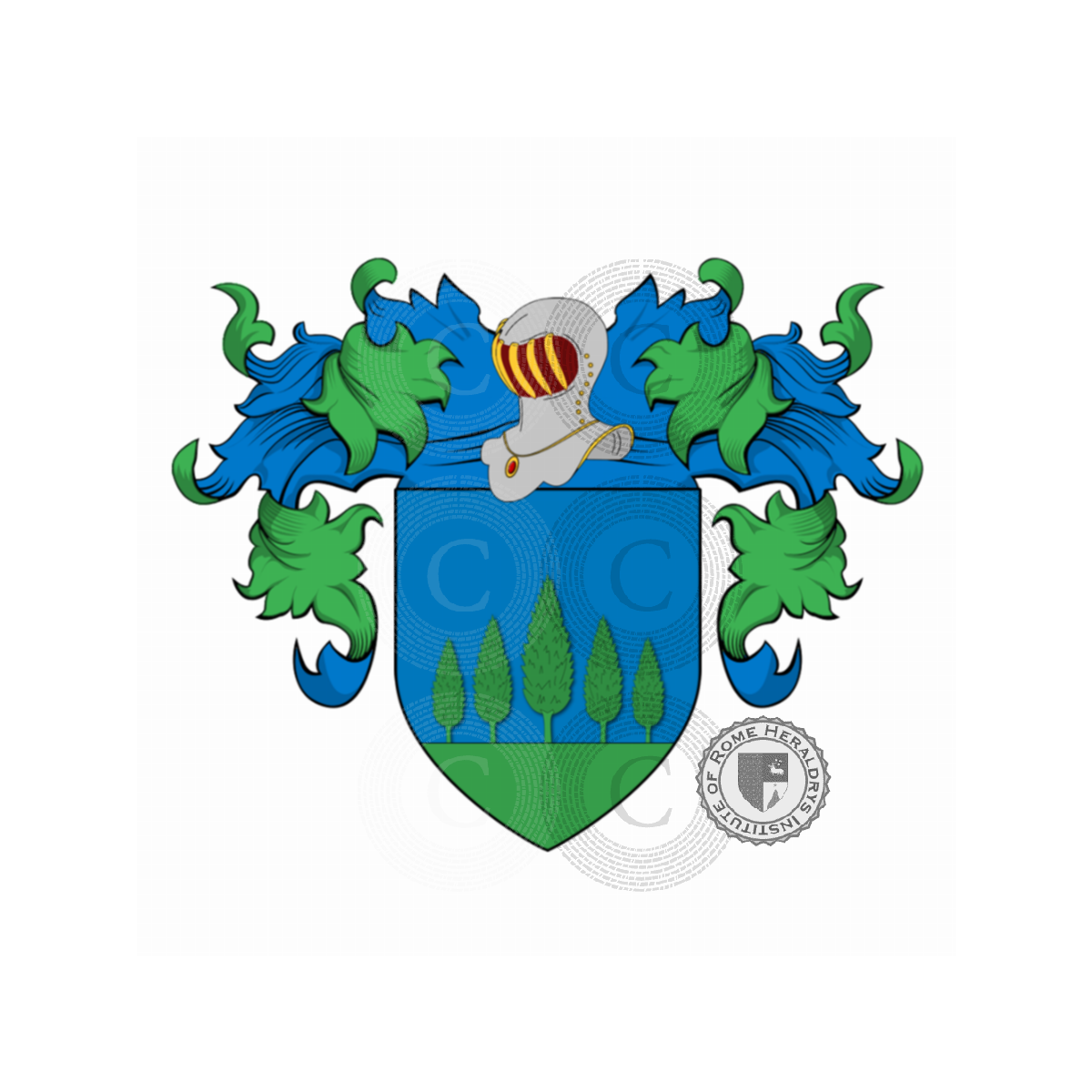 Coat of arms of familySilvi, da Silvio,Silvioli