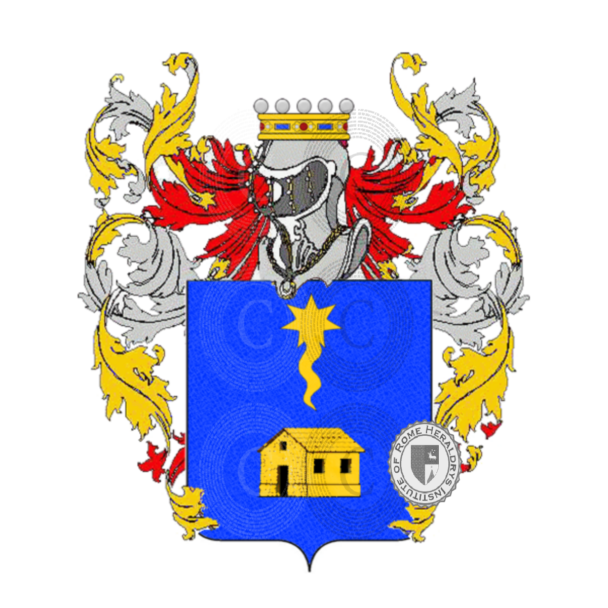 Wappen der Familiecasoli    